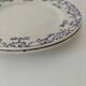 Pair of ironstone plates from Onnaing – blue and red decoration, 19th century