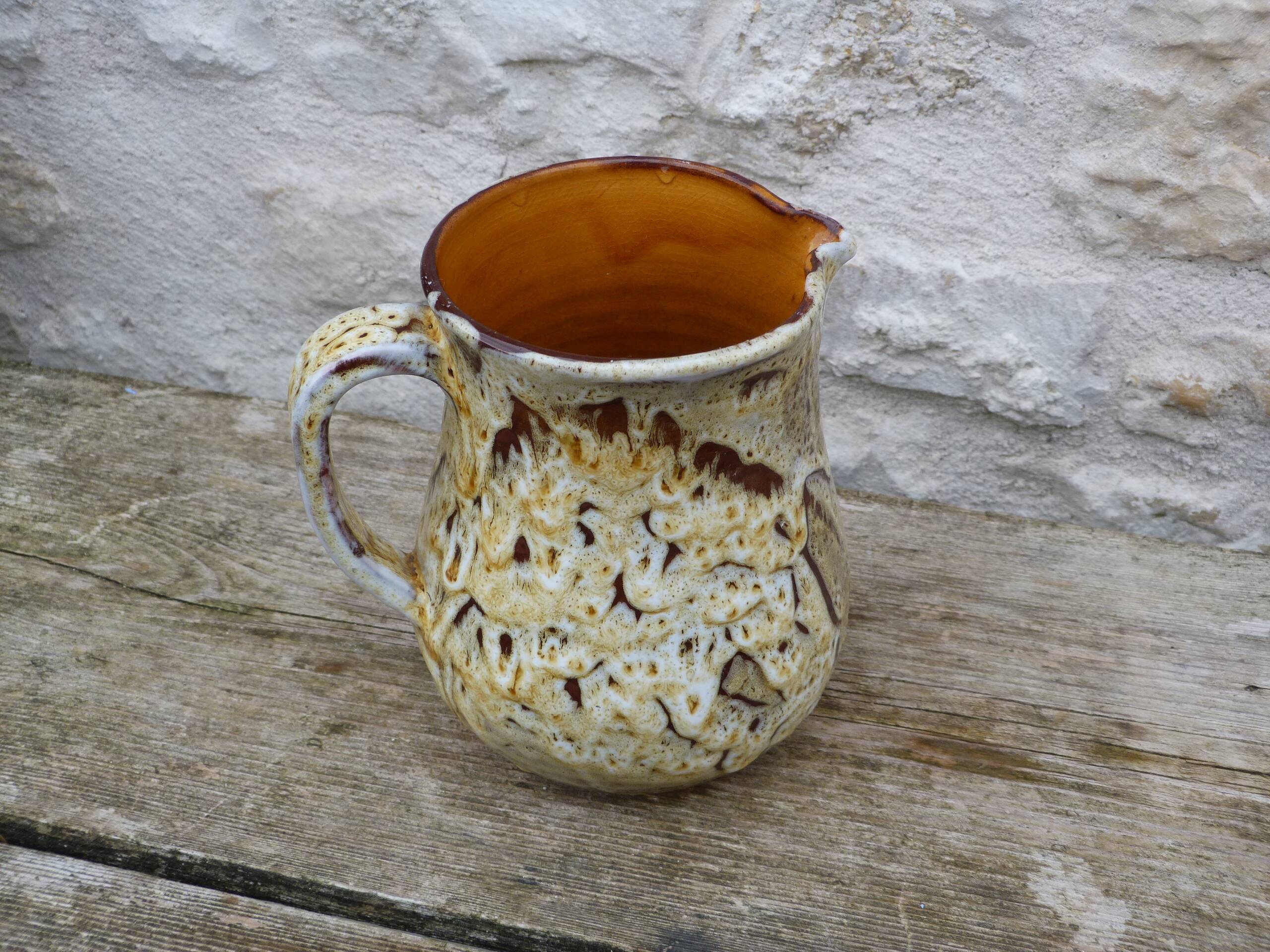 Pichet vintage 1950/1960 signé FB Vallauris