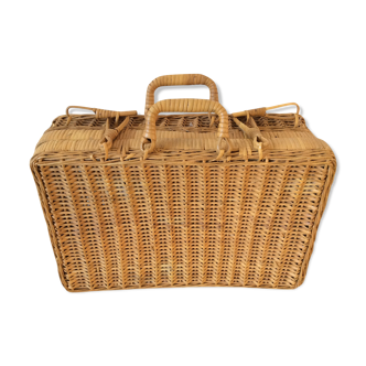 Rattan valisette