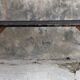 Folding all-wood guinguette bench - vintage mid-XXth