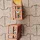Vintage Asian style wooden wall lamp sold individually