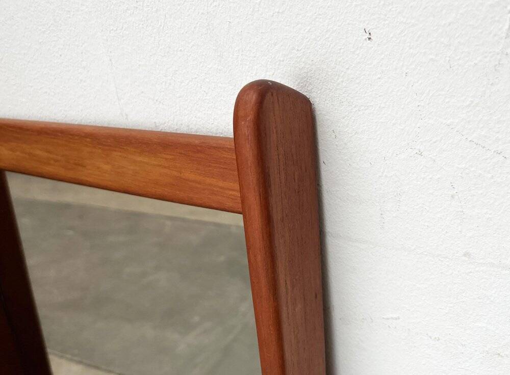 Teak mirror from the mid-century, 1960s