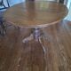 Table ronde bois massif