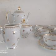 Full coffee service in Limoges porcelain