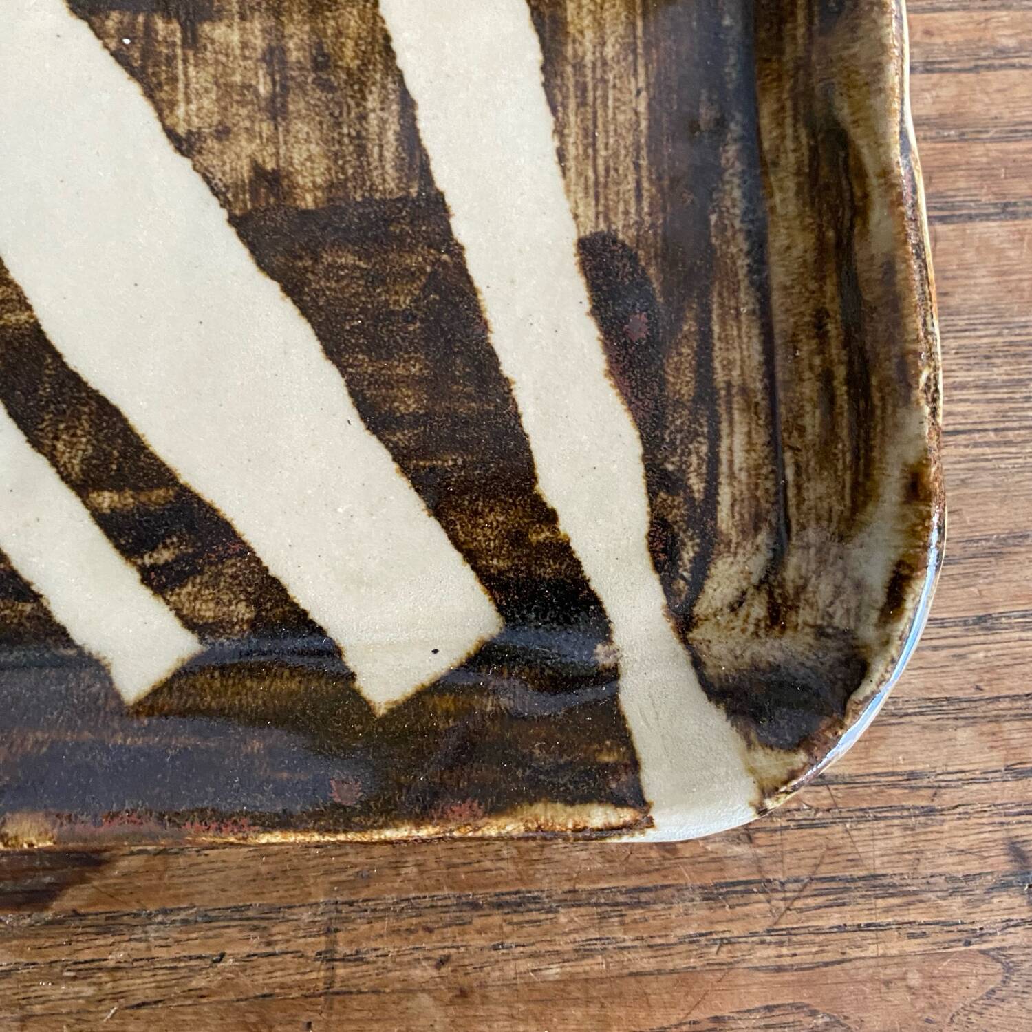 Handmade ceramic tray