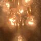 Large glass and brass planet ball pendant lamp from the mid-century German space age, 1960s.