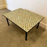 Mid-century modern mosaic tile coffee table, 1960s, France