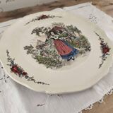 Large Sarreguemines Obernai model pie or cake dish