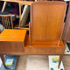Scandinavian teak dressing table with adjustable mirror – 1960s