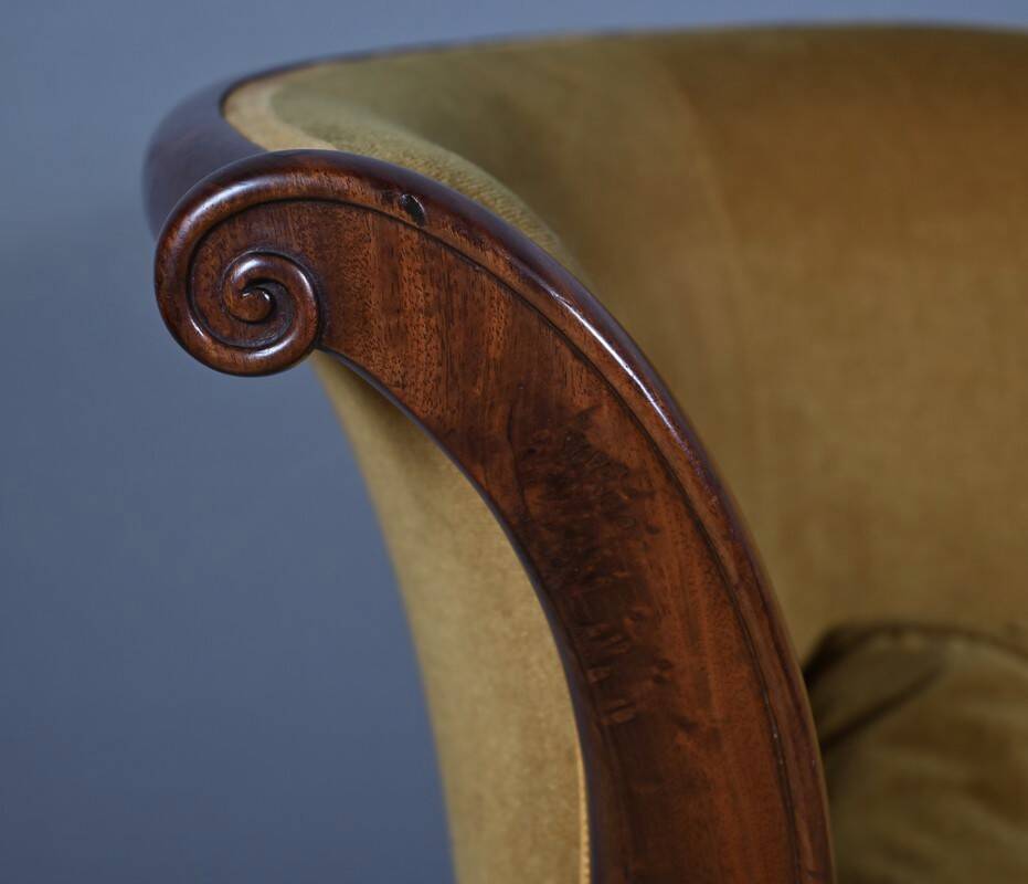 Mahogany Méridienne, Restoration period – Early 19th century