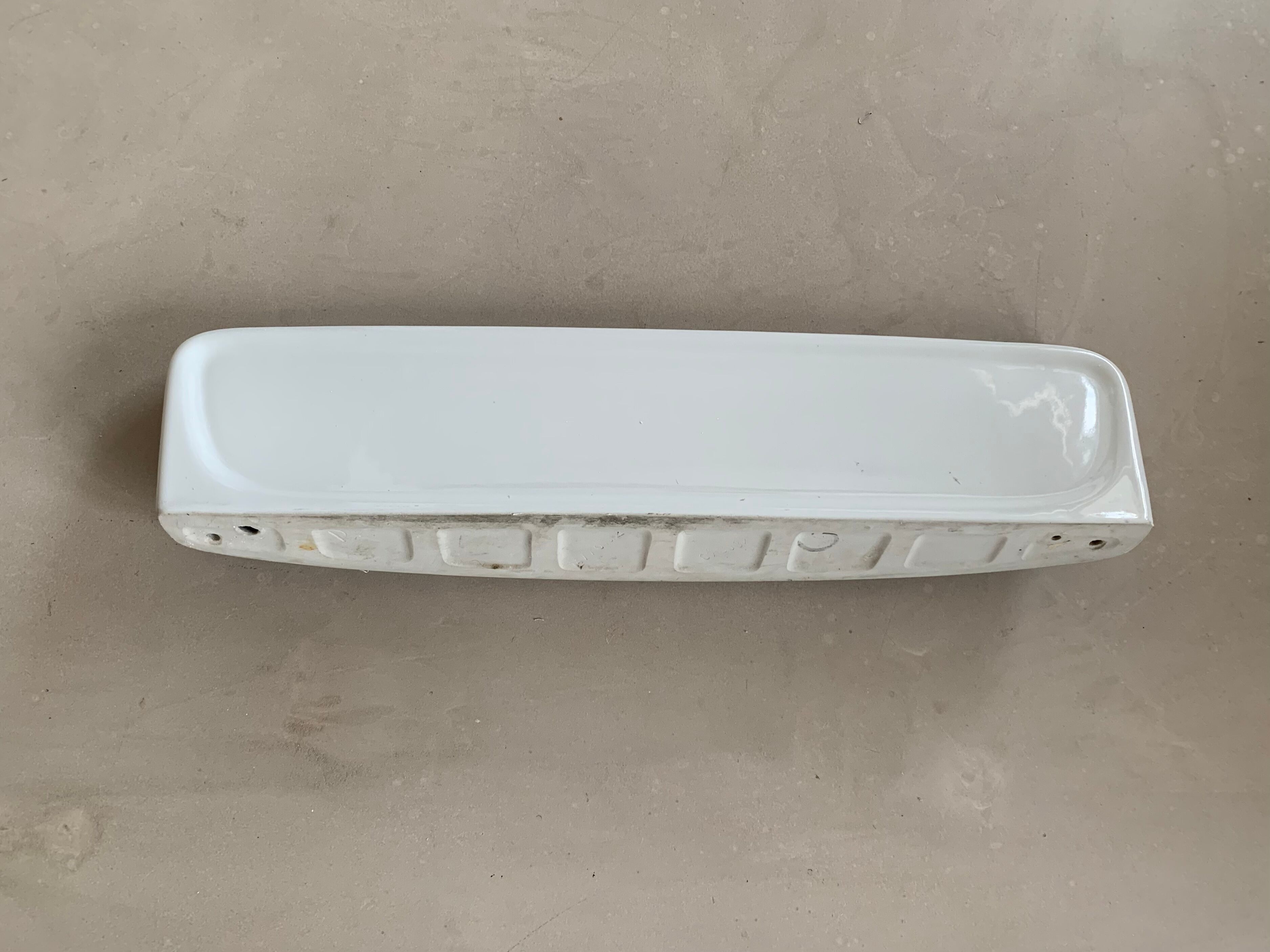 Antique ceramic shelf
