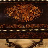 Napoleon III style marquetry cylinder desk