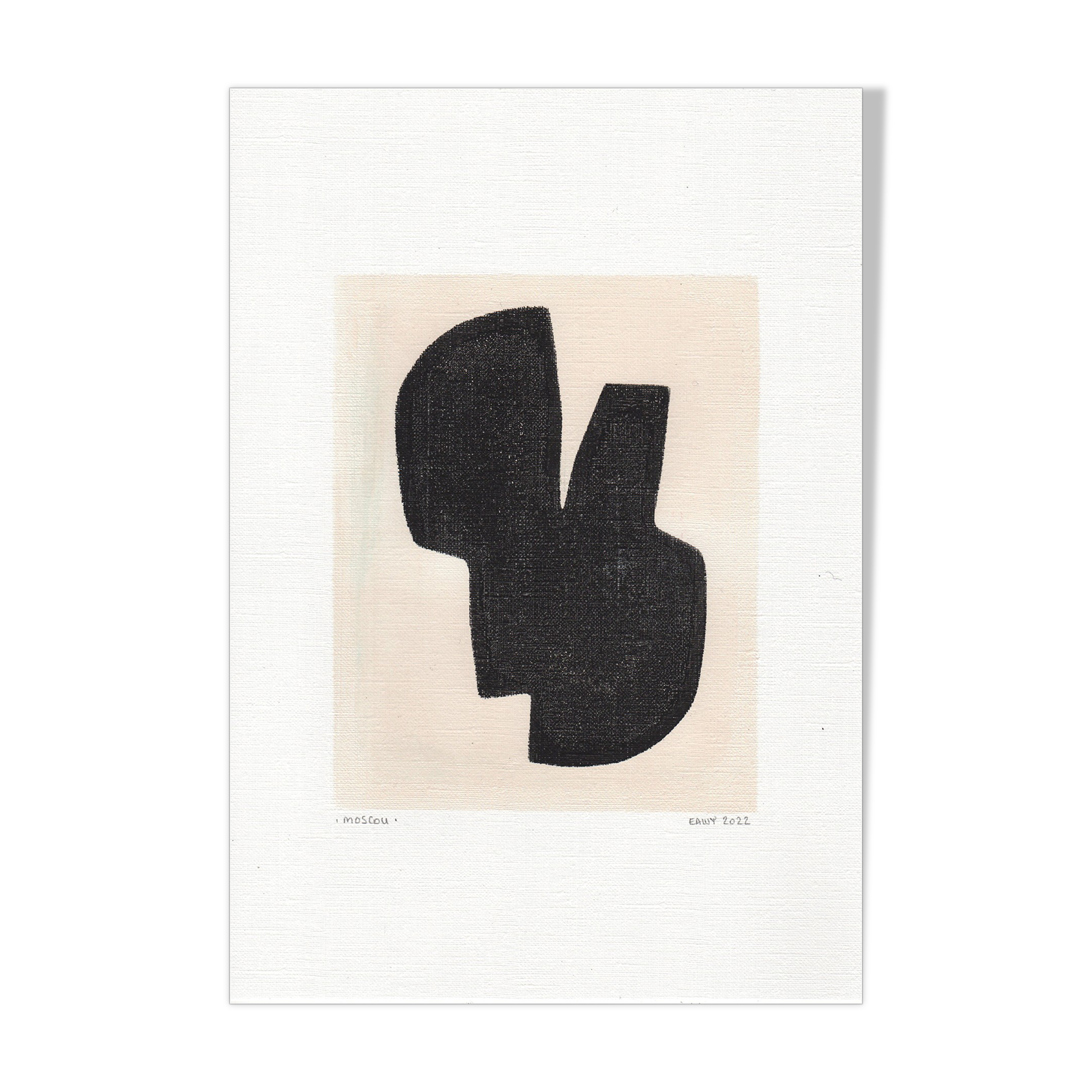 Peinture originale sur papier • M558 • Signée Eawy