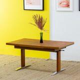 Vintage teak coffee table 118 cm