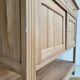 Antique wooden and marble buffet console