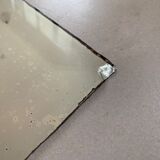 Old beveled mirror stitched 65x83cm