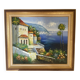 Old Oil Painting Frame Gold Provence Mediterranean Italy
