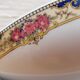 Paire bols guirlande de fleurs
