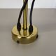 Unique 3-spot brass ceiling light koch and lowy style omi lighting germany, 1970