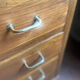 Commode vintage pieds compas en chêne