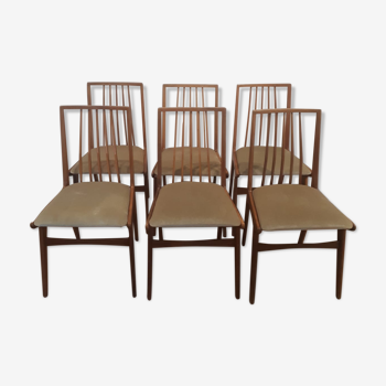 Set of six chairs, Germany, 60s