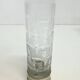 Set of Six Bohemian Ground Crystal and Silver Drinking Glasses