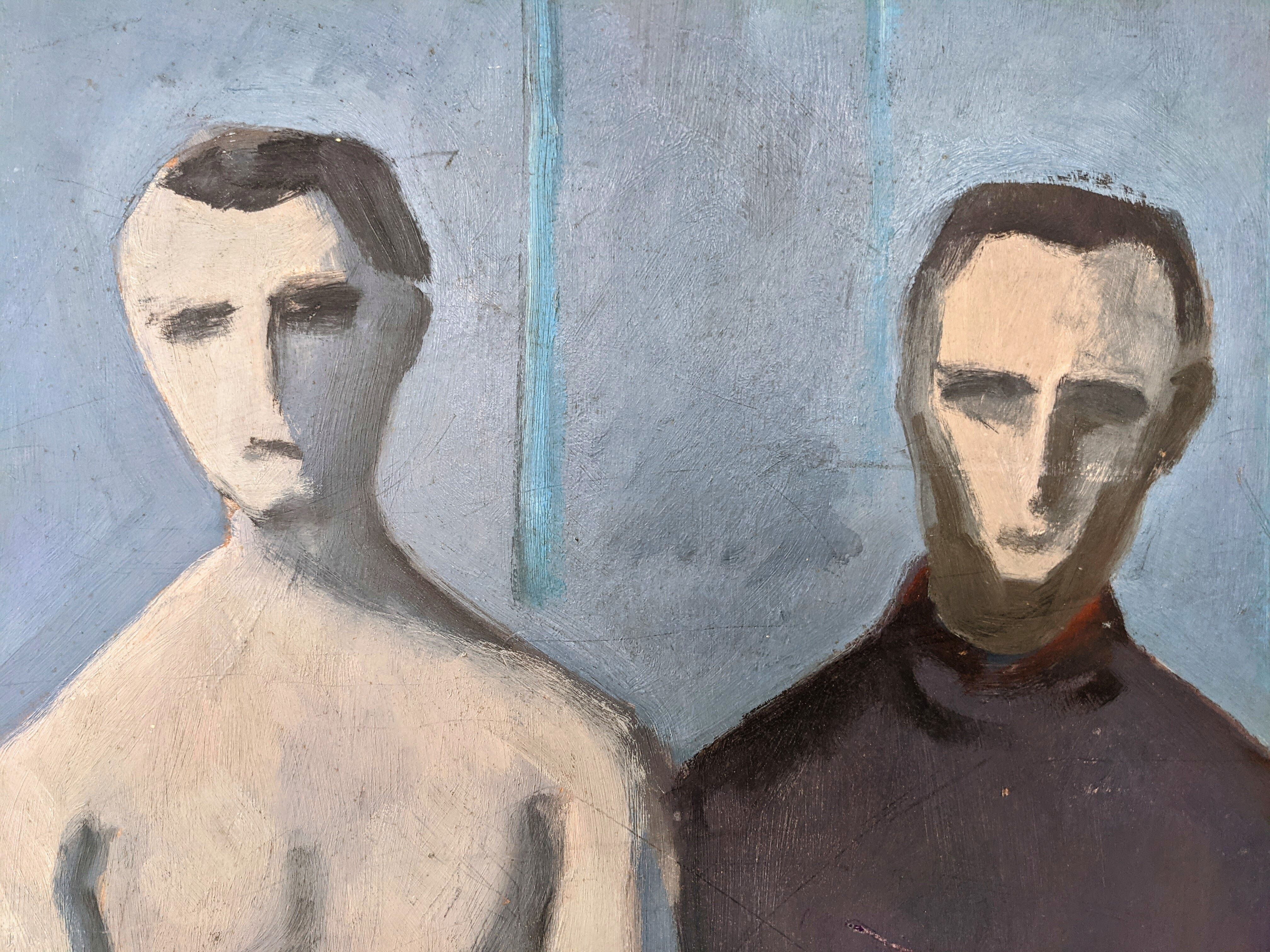 Tableau moderne non signé vers 1950