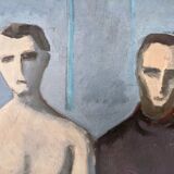 Tableau moderne non signé vers 1950