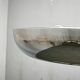 1930s Bauhaus UFO Chrome and Glass Pendant Light, Czechoslovakia