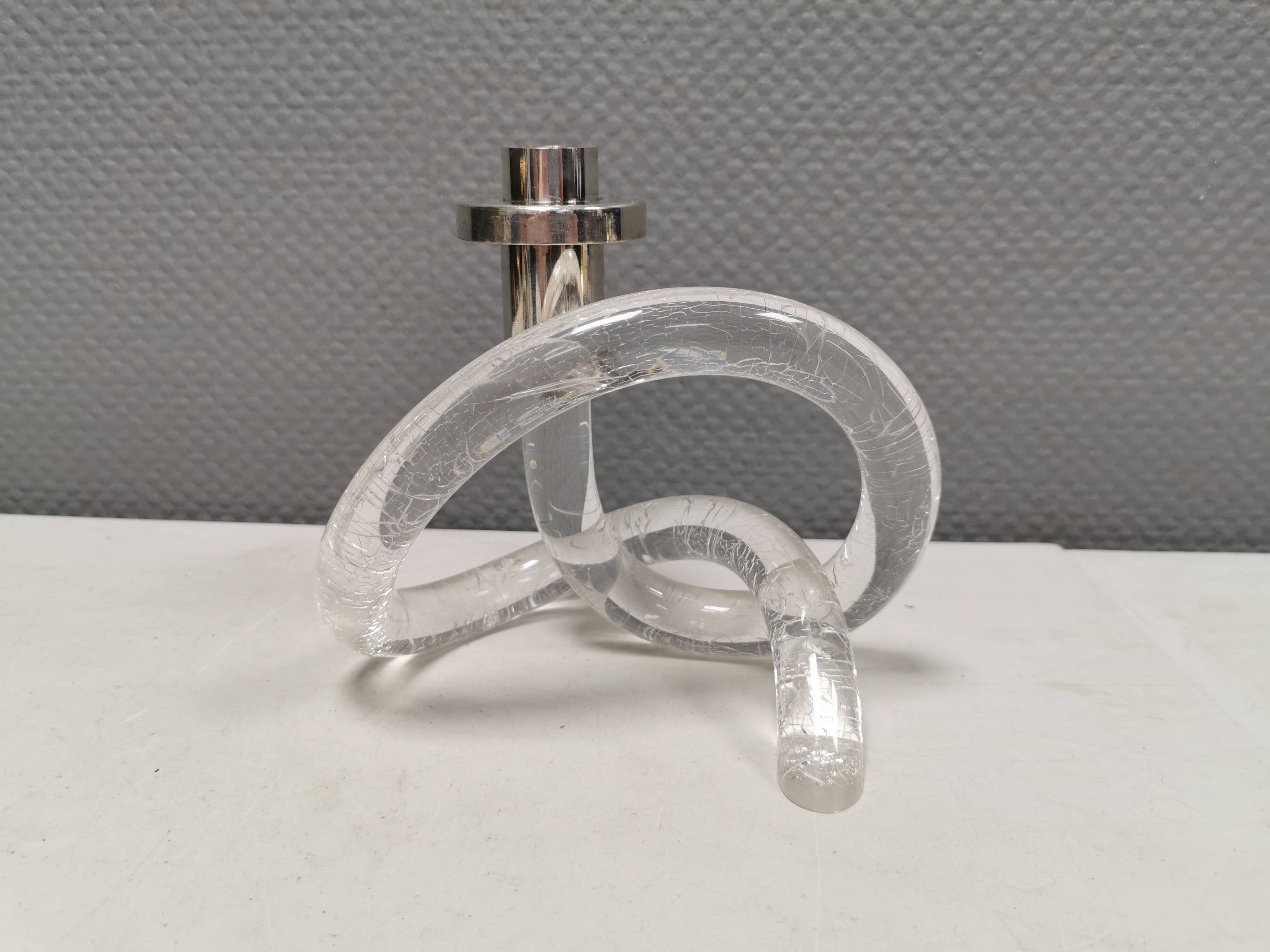 PRETZEL Candleholder by Dorothy Thorpe, 1950s.