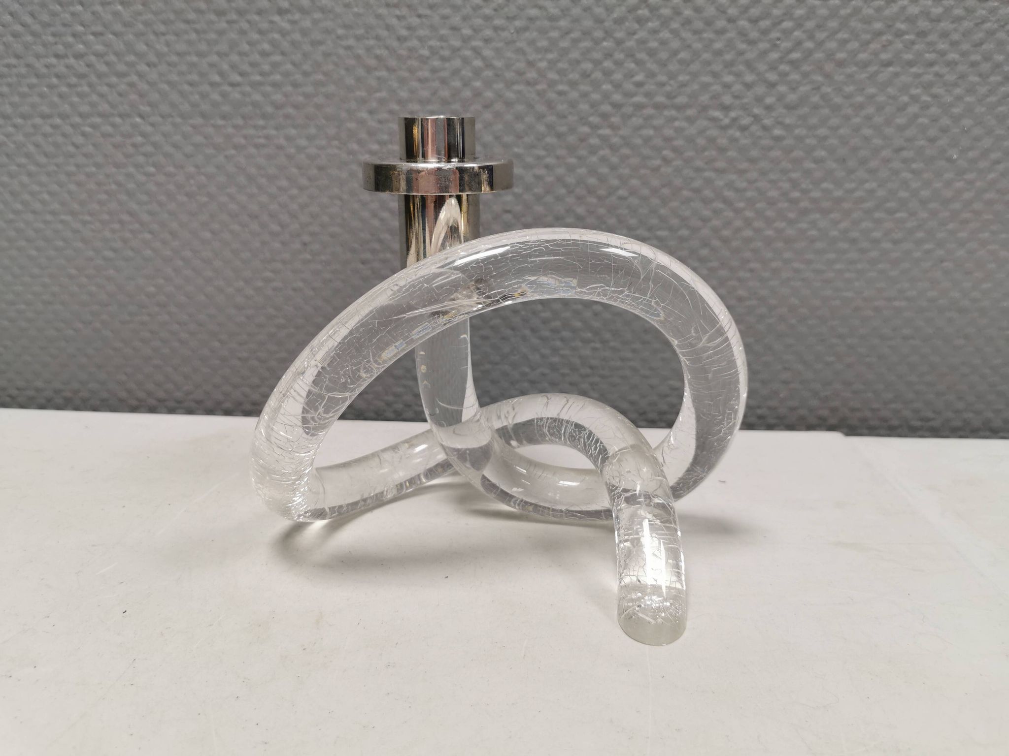 PRETZEL Candleholder by Dorothy Thorpe, 1950s.