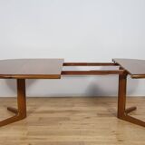 Mid-Century Teak Extendable Dining Table, Denmark, 1960s