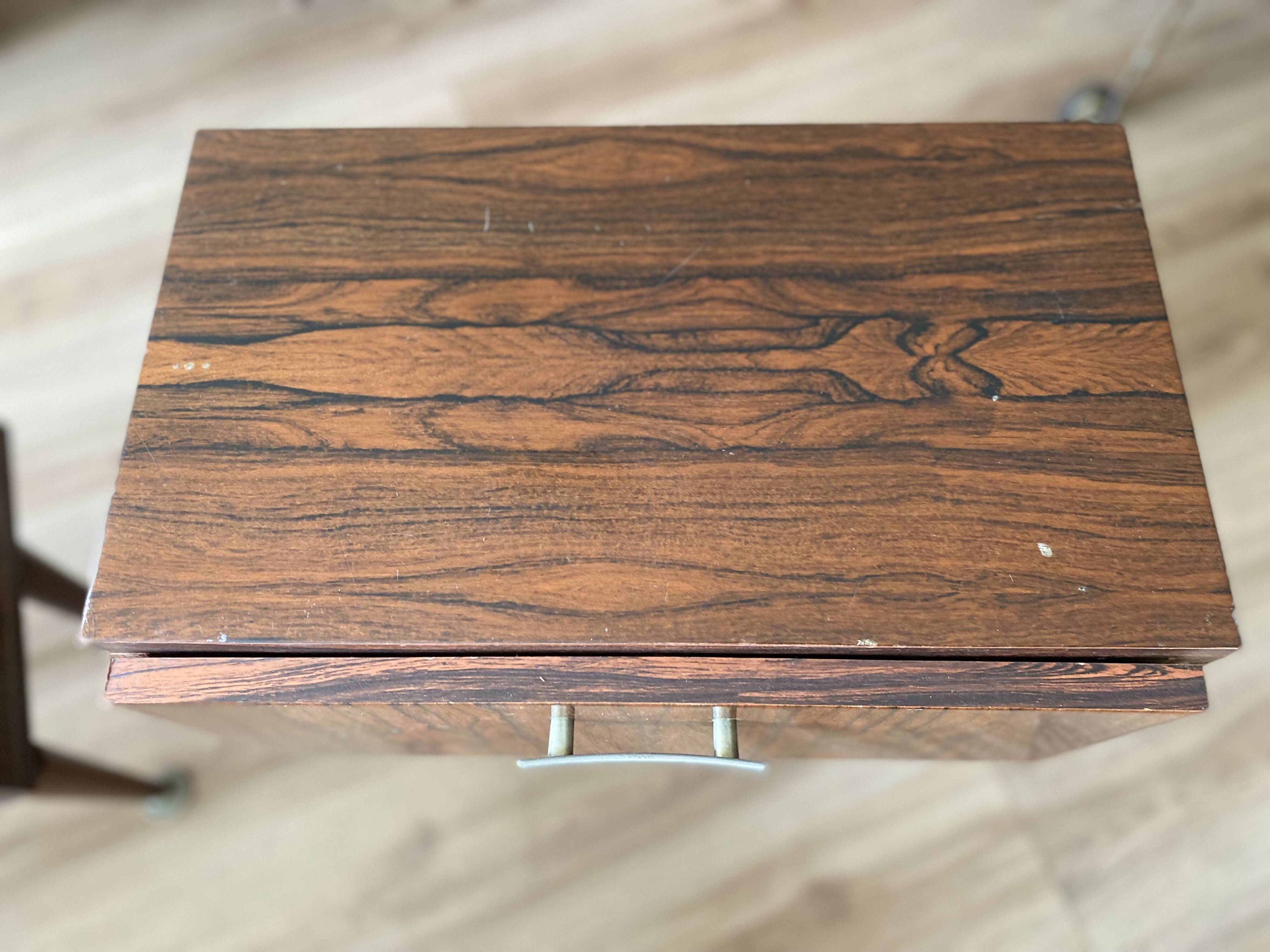 Set of 2 vintage hair tables