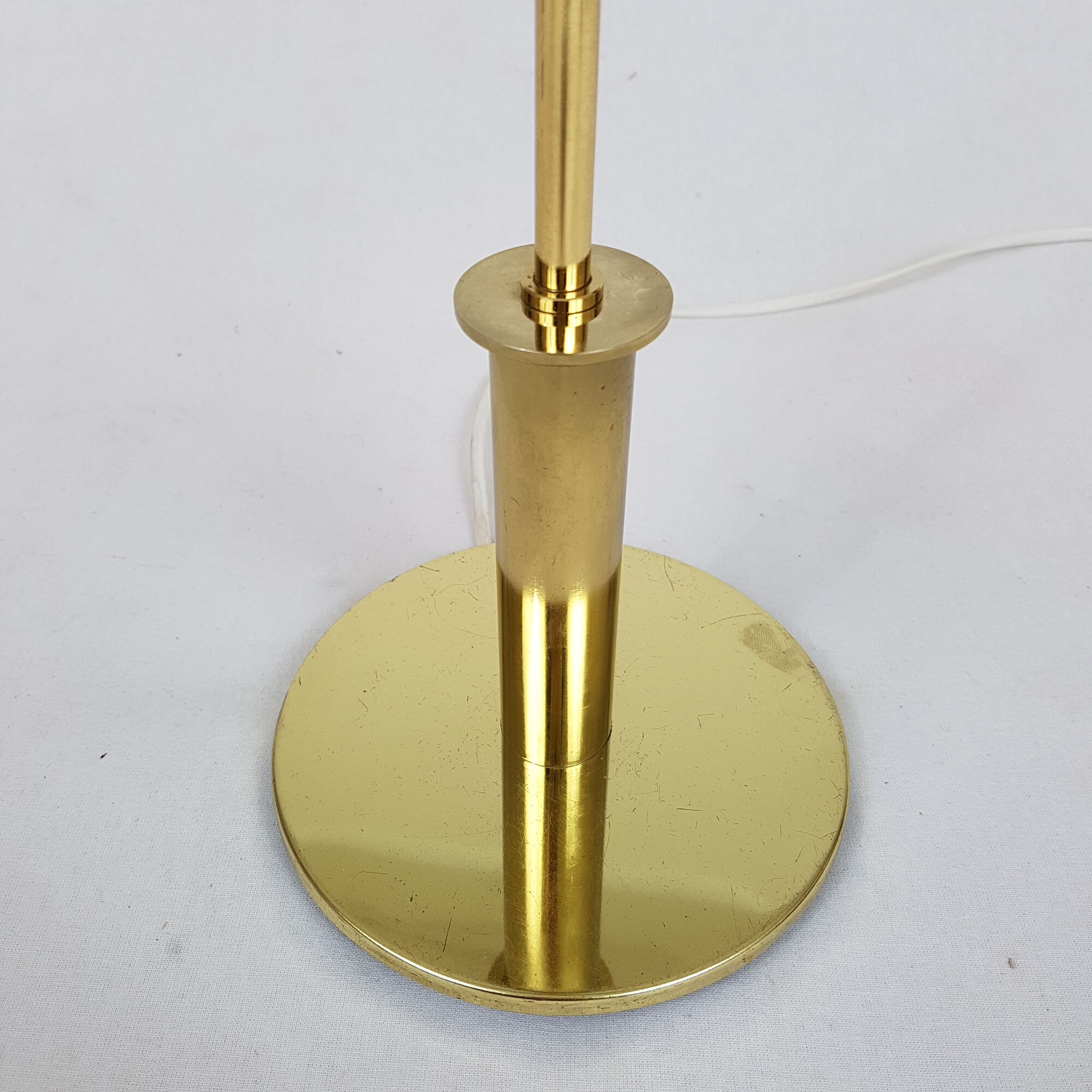 Table lamp in vintage gold plated steel, SCE France