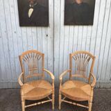 Paire de fauteuils vintage