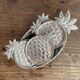 Set of pineapple coasters Silea silver-plated, 1970s