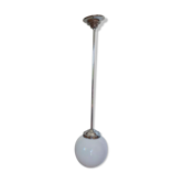 Suspension ball in white opaline 1930