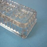Tiled cast glass plumier