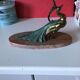 Bookhouse. Art Nouveau signed TED peacocks.