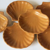 6 dishes with scallops in very good condition from Emile Henry