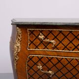 Louis XV Dutch Checkerboard Inlay Chest of Drawers, 1960s