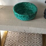 Table basse chevrons chêne massif artisanale