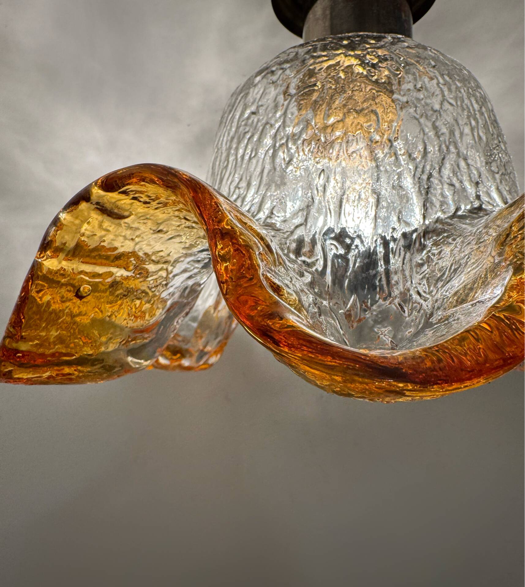 Murano glass chandelier from the 1970s.