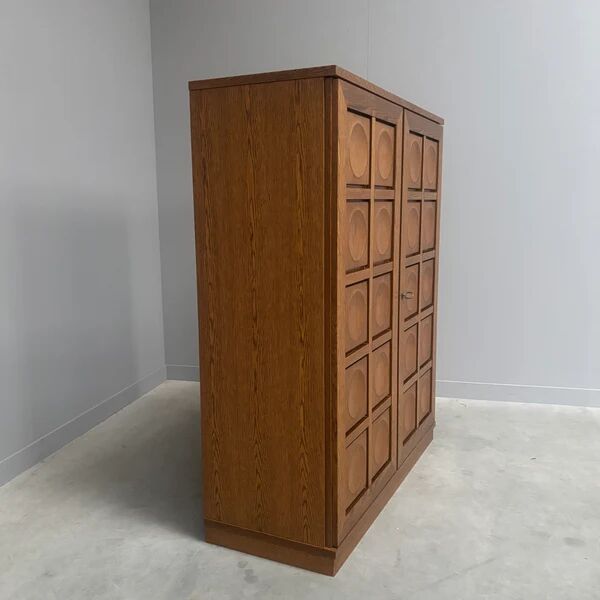 Vintage brutalist style highboard / cabinet by Bartels, 1970s