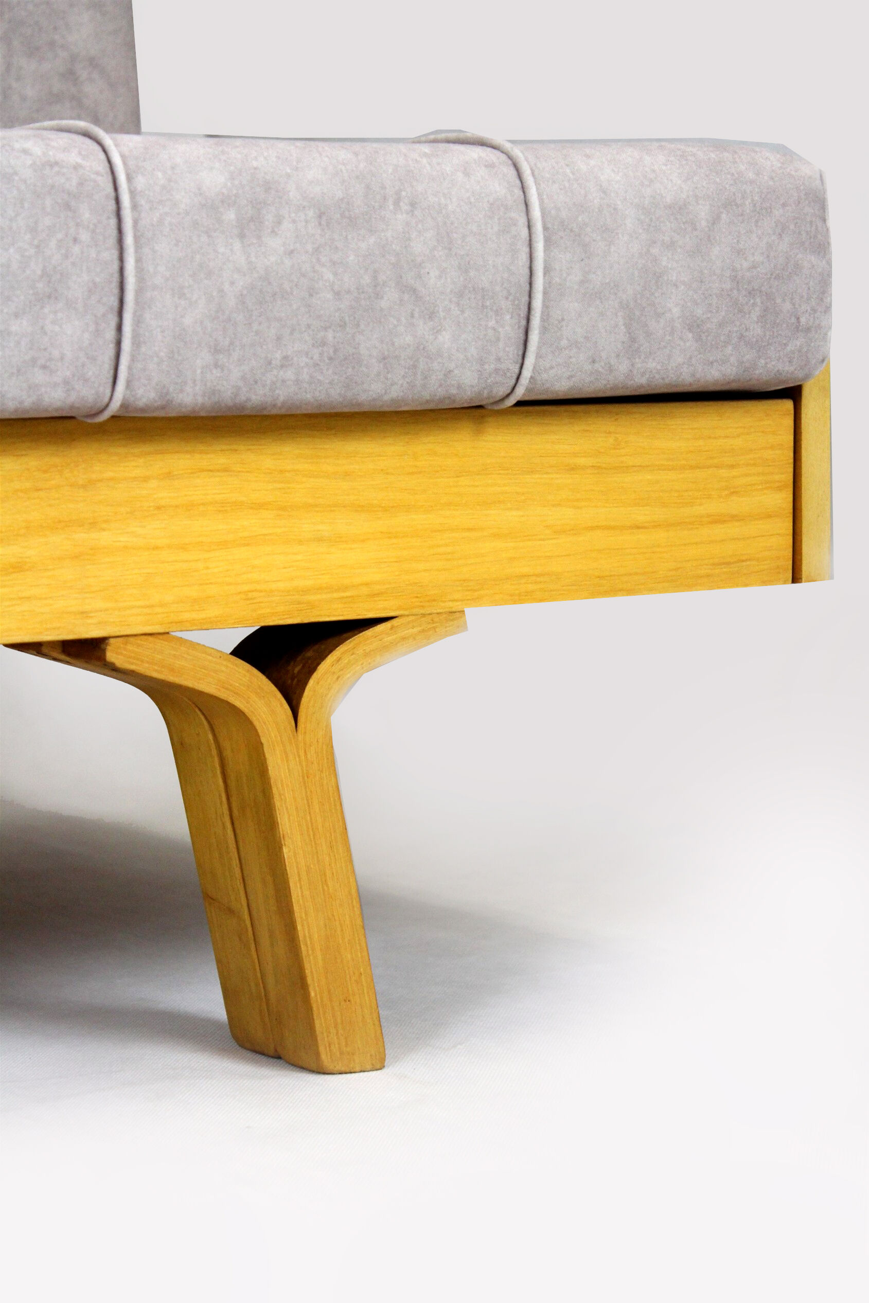 Mid-Century Convertible Sofa by Ludvik Volak for Holesov, 1960s