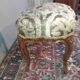 Louis XV style upholstered stool