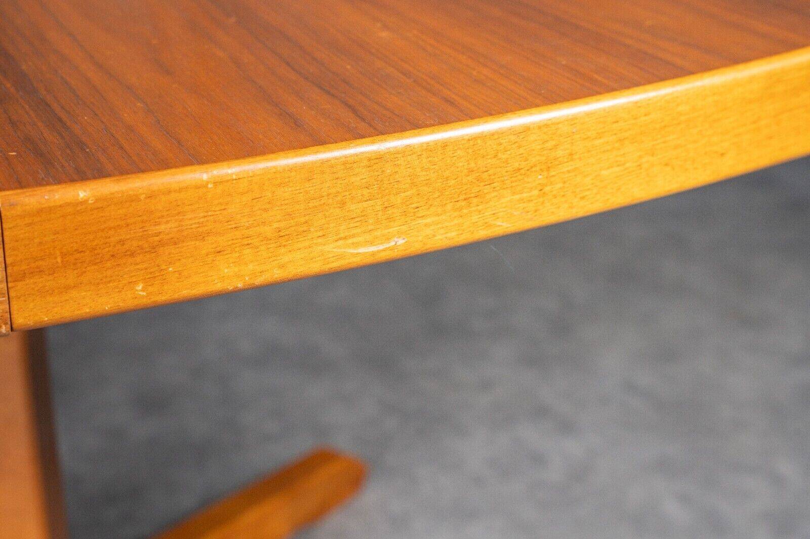 Dining room table with extensions French work 1970