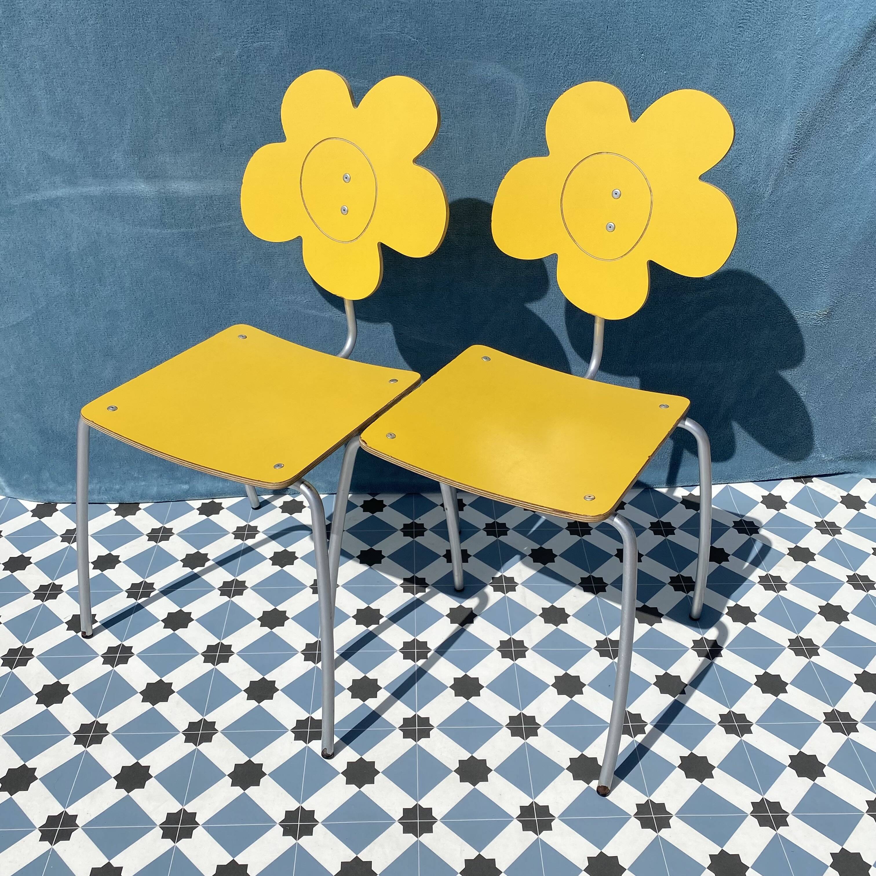 Set of Heart, Cloud, Smiley and Flower chairs by Agatha Ruiz de la Prada