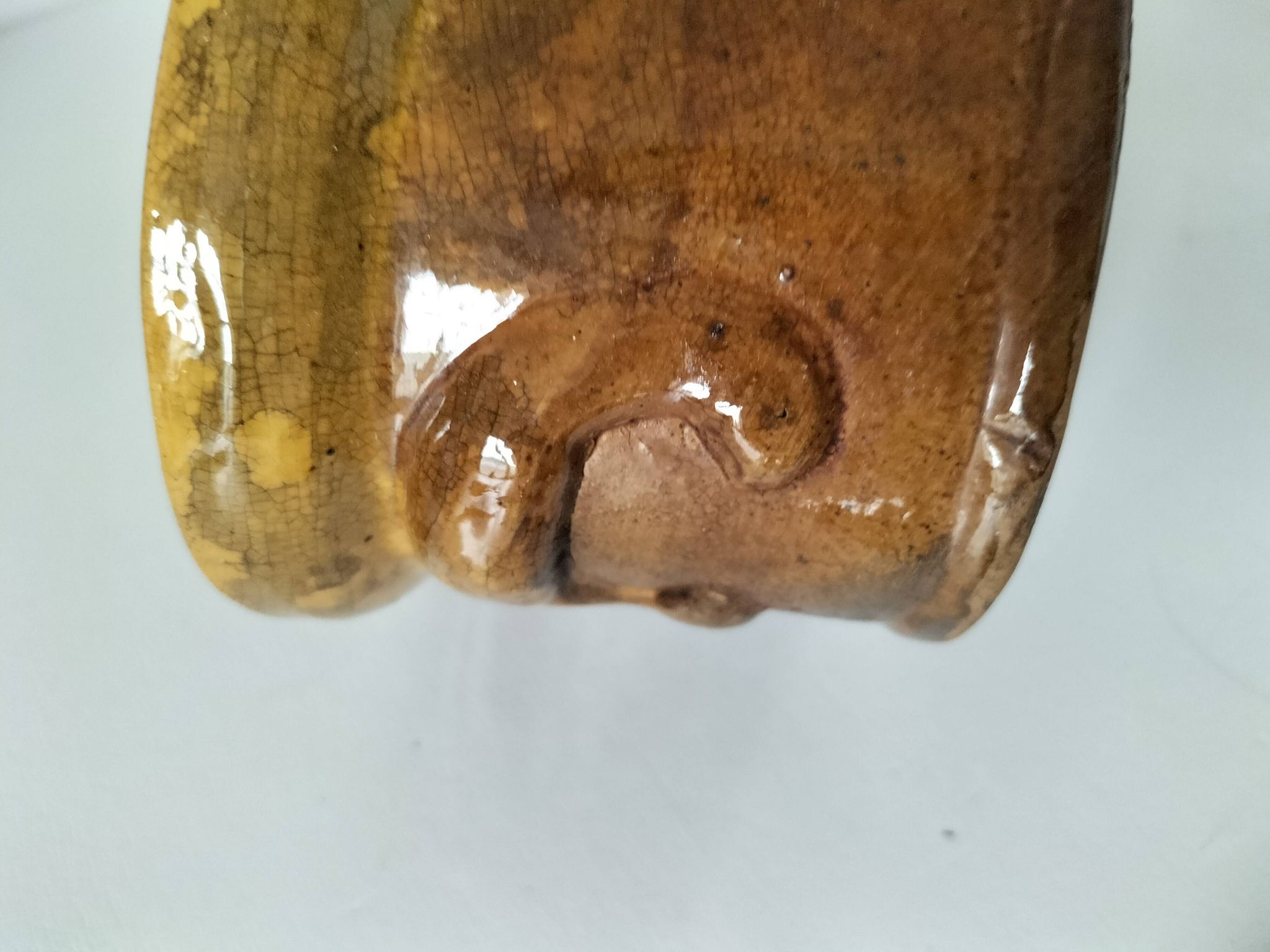 Vintage terrine in glazed earthenware La Bourguignonne n°6