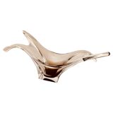 Murano sommerso vintage bowl, Italy 1960s
